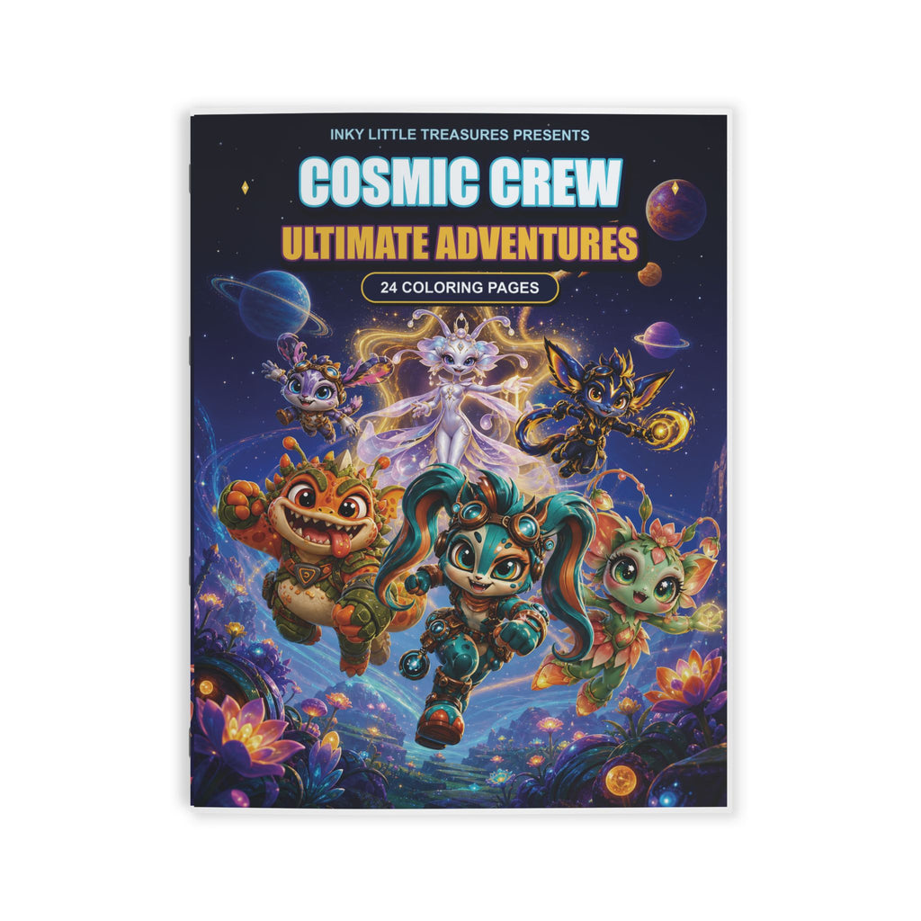 Ultimate Adventures Kids' Coloring Book, Physical 24-Page Mixed Cosmic Scenes
