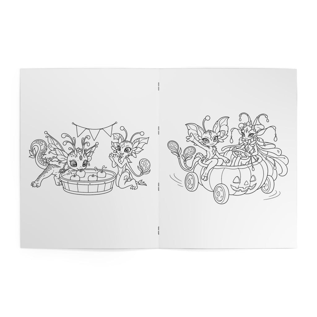 Spooky Space Fun Kids' Coloring Book, Physical 24-Page Halloween Scenes