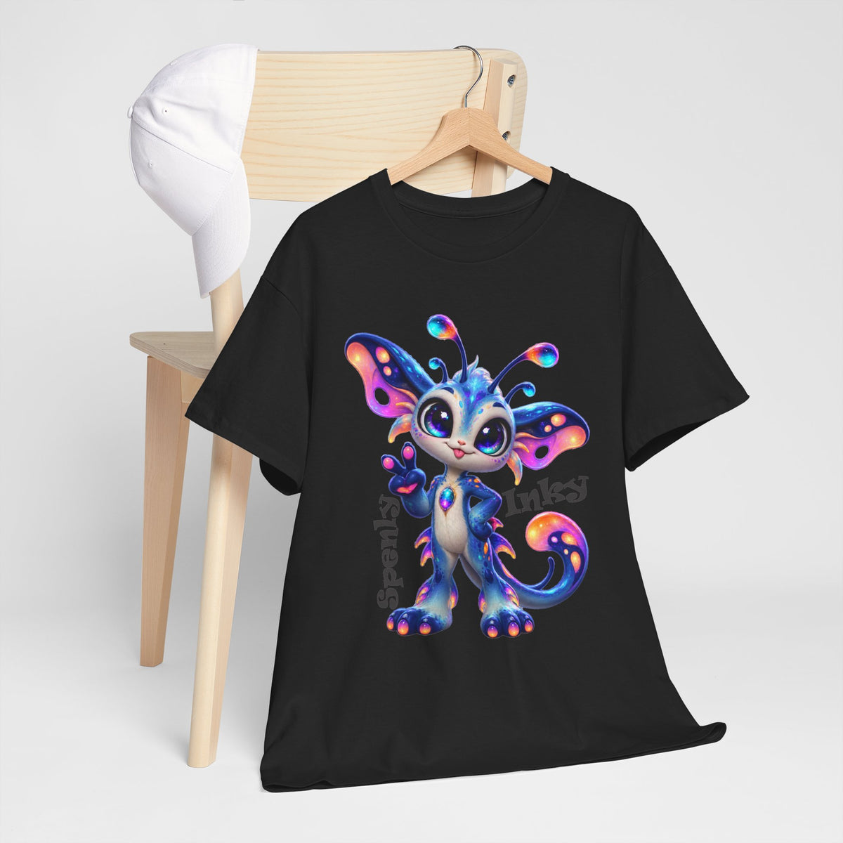 Colorful Fantasy Creature Splenly Inly Tee | Cute Alien Dragon Splenly