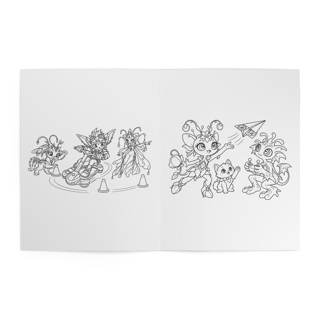 Space Adventures Kids' Coloring Book, Physical 24-Page Rocket and Planet Scenes