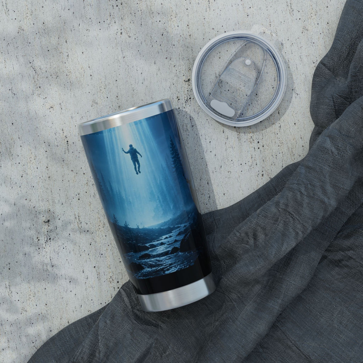 UFO Mystic Waterfall Levitation Tumbler | 20oz Insulated Travel Tumbler