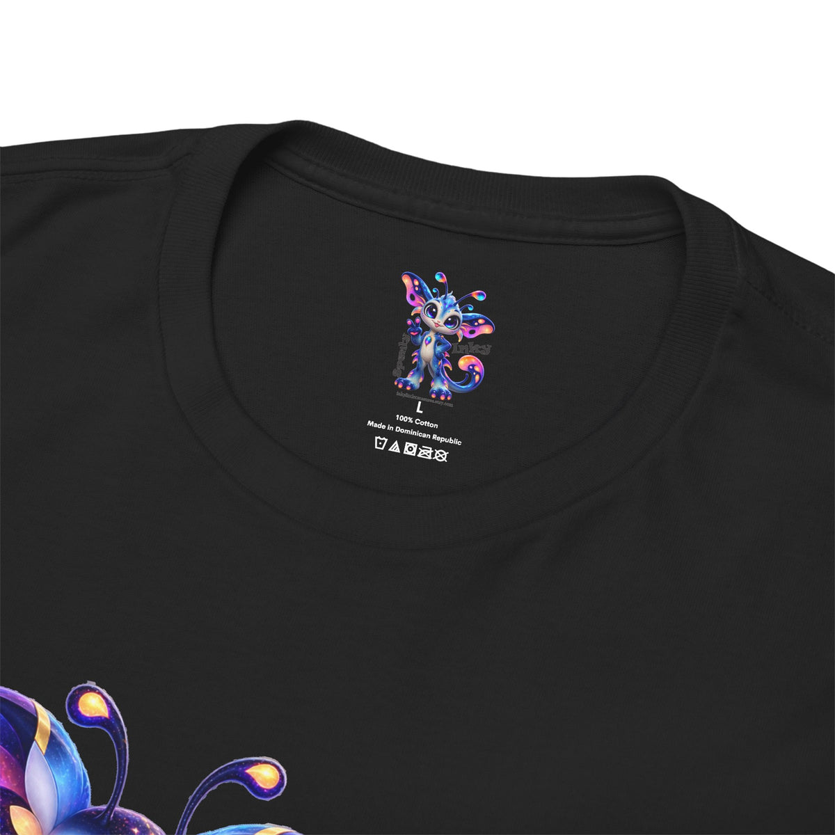 When Opposites Collide graphic Tee | Flutter and Magma Inky design