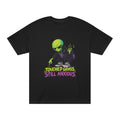 Touched Grass, Still Anxious — Unisex Alien T-Shirt