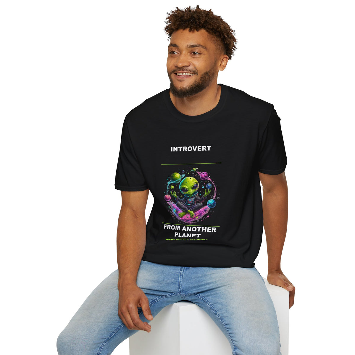 Introvert Alien from Another Planet T-Shirt | Space Nerd Graphic Tee