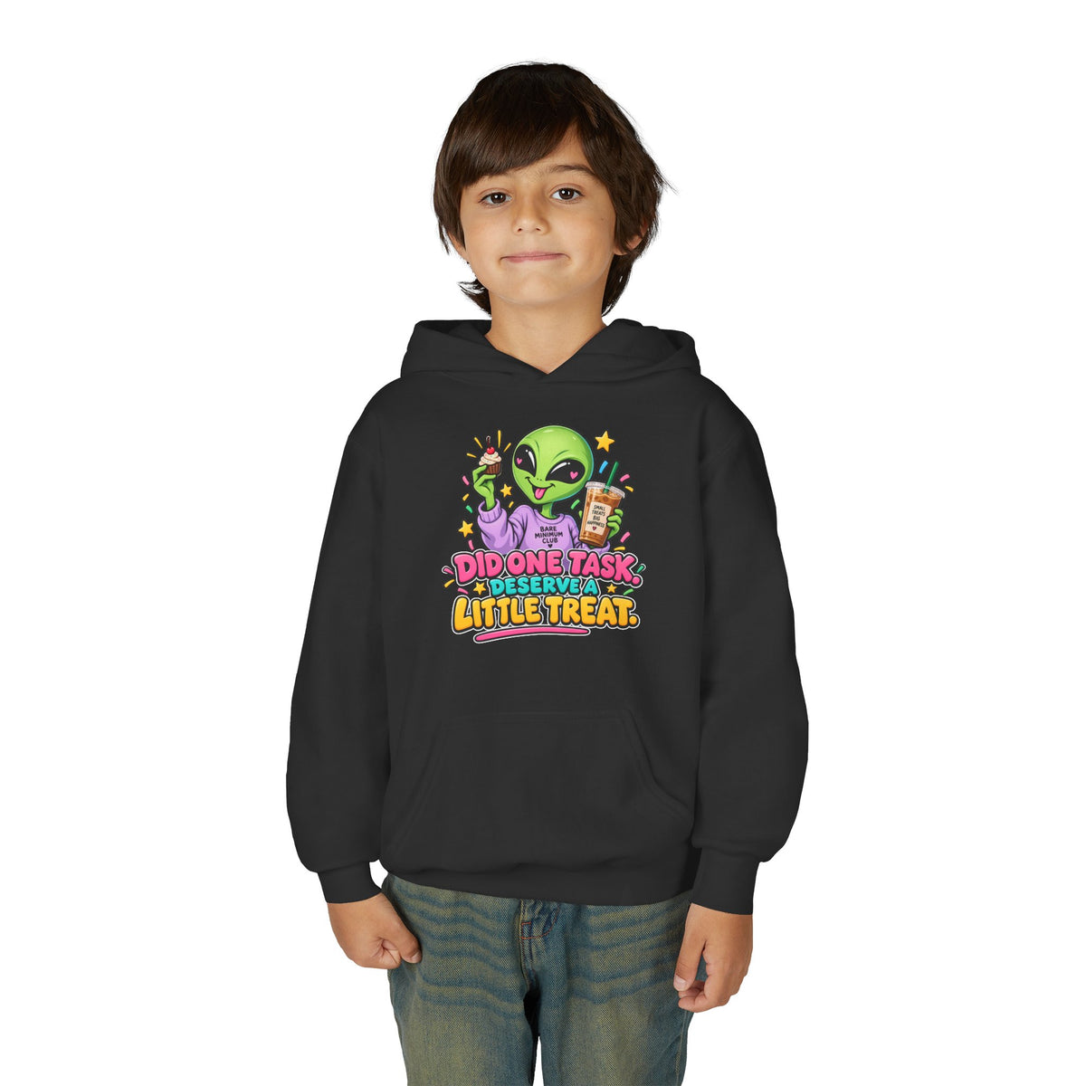Did One Task Alien Kids Hoodie | Little Treat Youth Sweatshirt