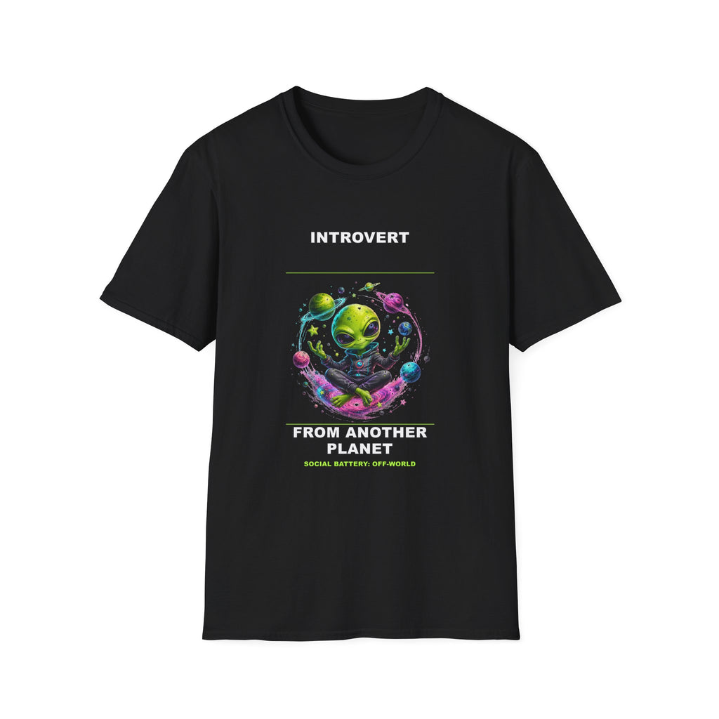 Introvert Alien from Another Planet T-Shirt | Space Nerd Graphic Tee