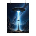 UFO Abduction Scene Poster | Rolled Posters