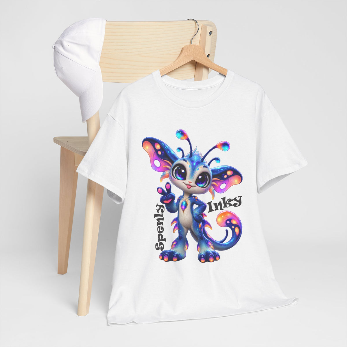 Colorful Fantasy Creature Splenly Inly Tee | Cute Alien Dragon Splenly