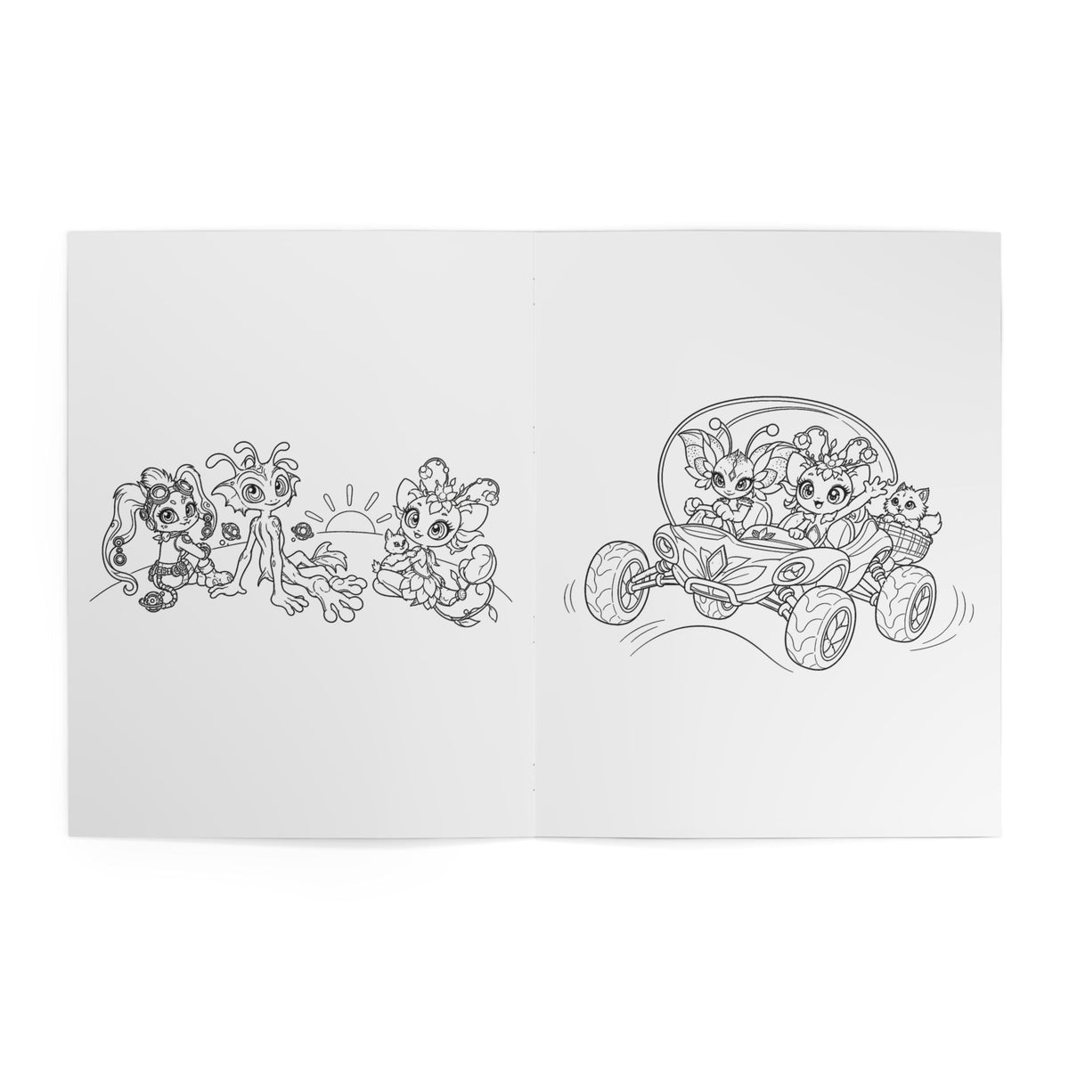 Ultimate Adventures Kids' Coloring Book, Physical 24-Page Mixed Cosmic Scenes