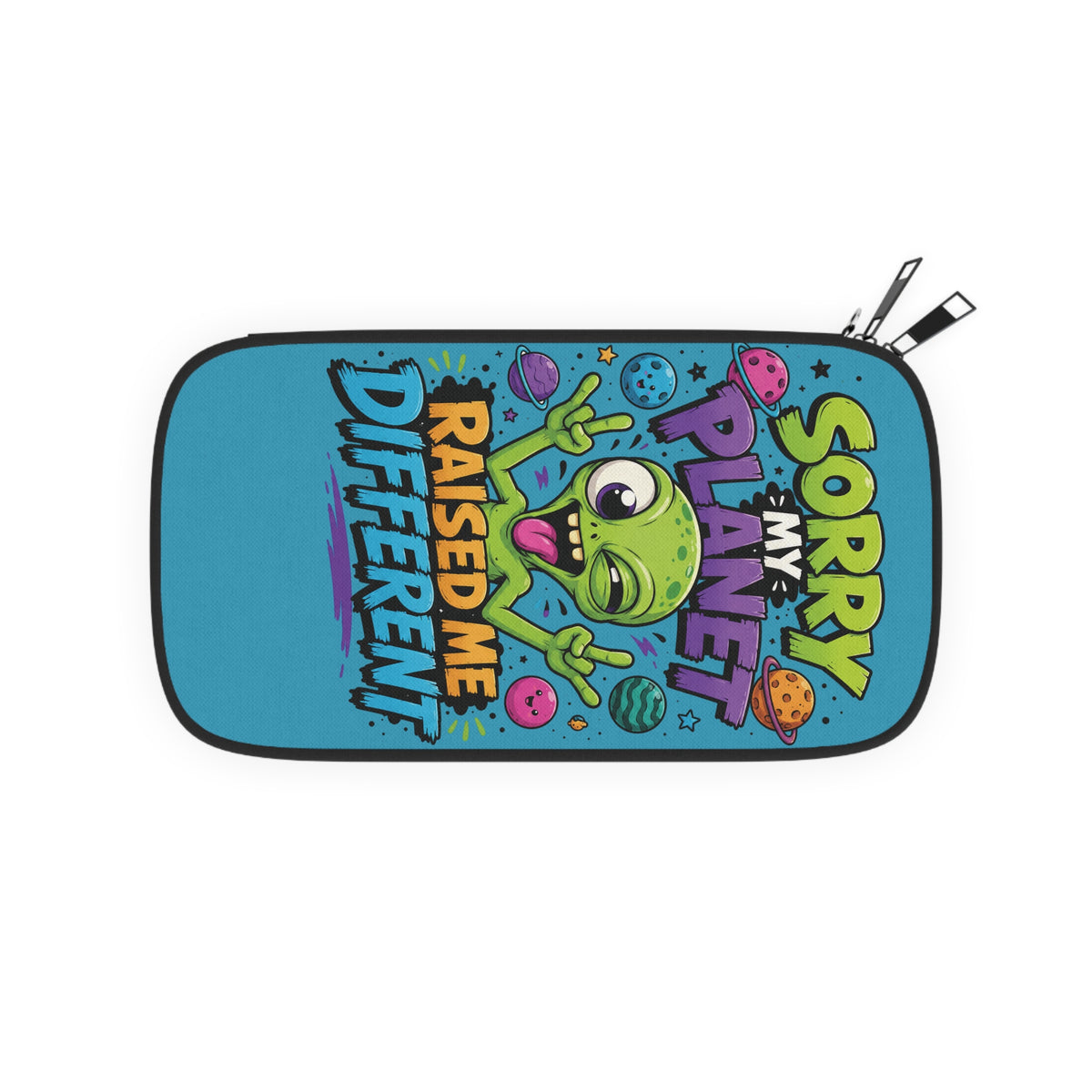 Sorry My Planet Raised Me Different Passport Wallet | Alien Space Design