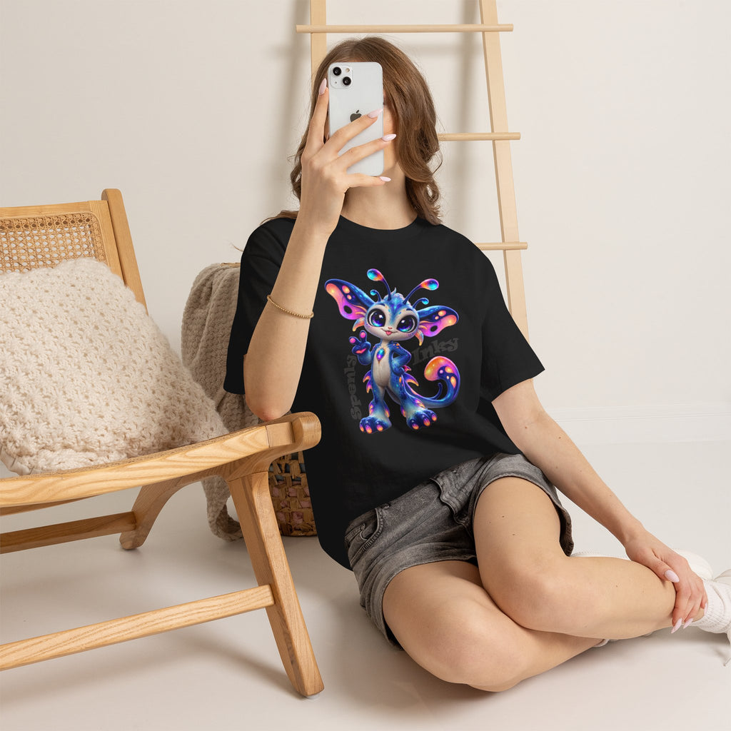 Colorful Fantasy Creature Splenly Inly Tee | Cute Alien Dragon Splenly