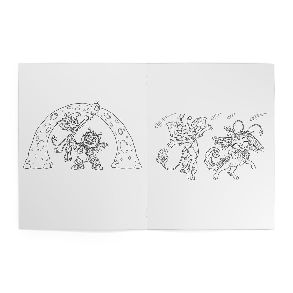 Space Adventures Kids' Coloring Book, Physical 24-Page Rocket and Planet Scenes