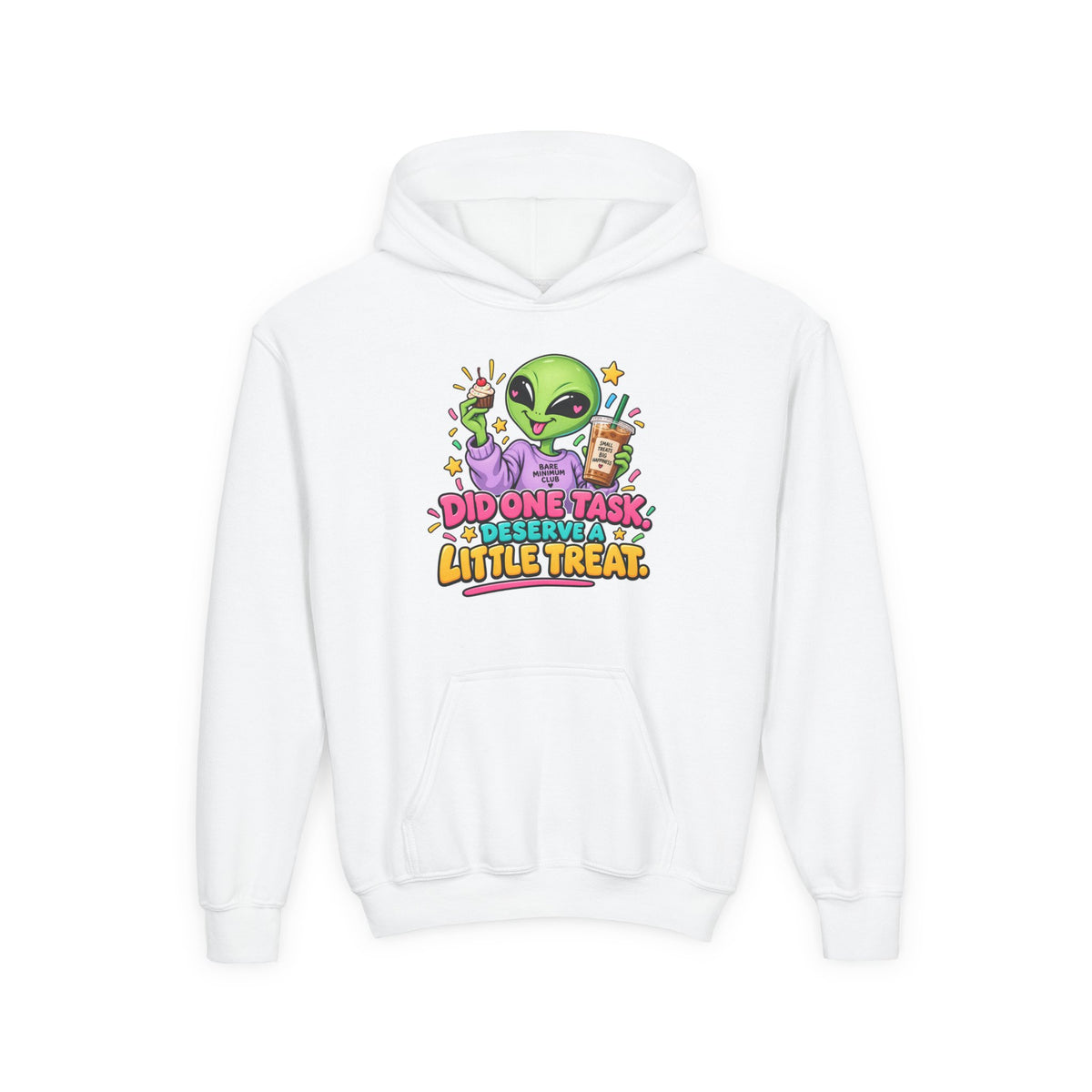 Did One Task Alien Kids Hoodie | Little Treat Youth Sweatshirt