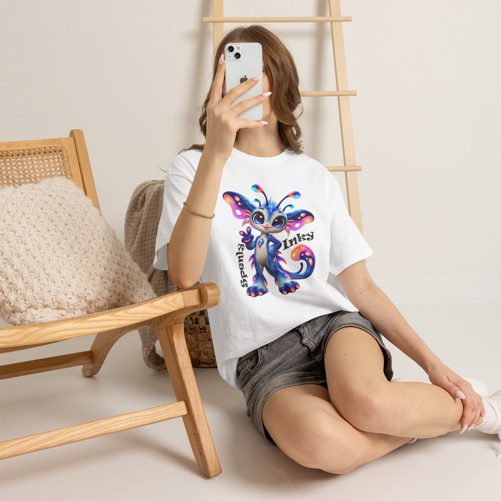 Colorful Fantasy Creature Splenly Inly Tee | Cute Alien Dragon Splenly