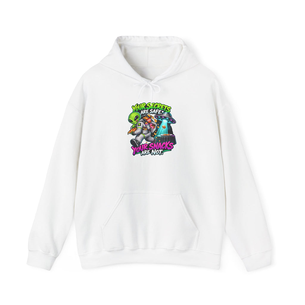Your Secrets Are Safe, Your Snacks Are Not | Funny Alien Unisex Hoodie