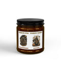 Cosmic Grave Artwork Candle | Soy Jar Candle with Black Lid