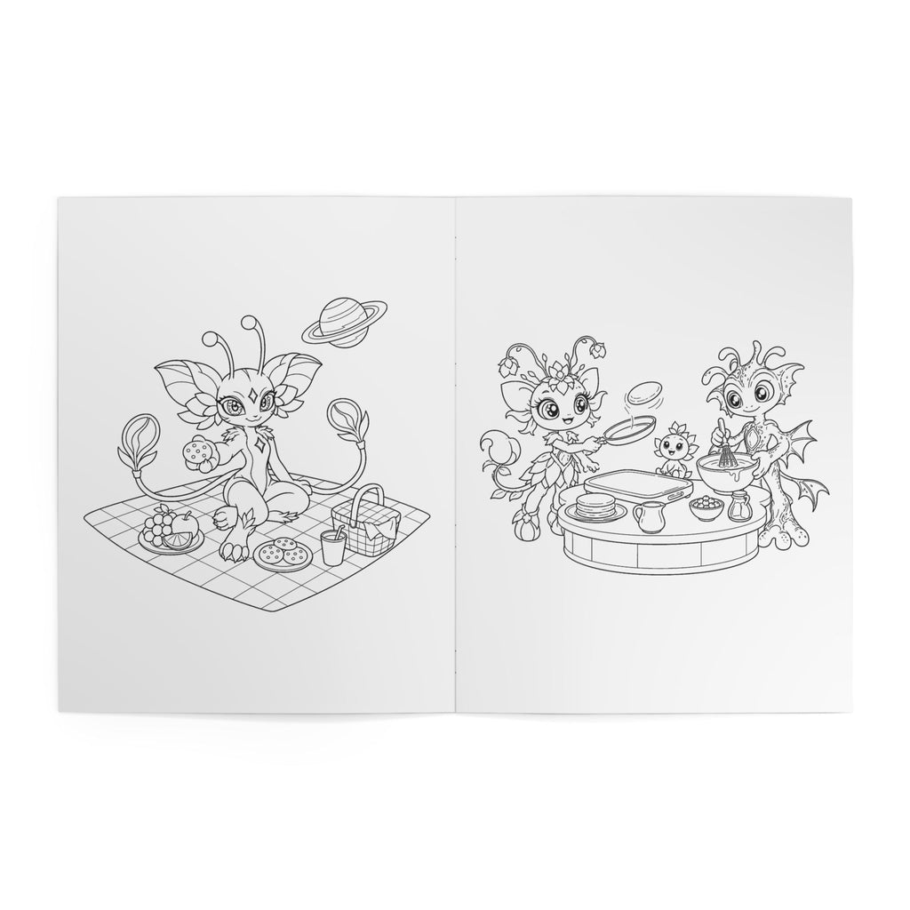 Ultimate Adventures Kids' Coloring Book, Physical 24-Page Mixed Cosmic Scenes