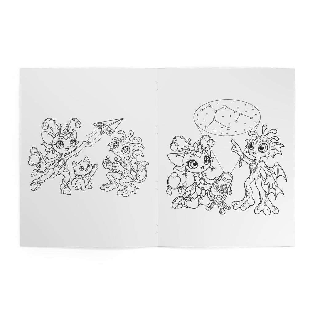 Ultimate Adventures Kids' Coloring Book, Physical 24-Page Mixed Cosmic Scenes