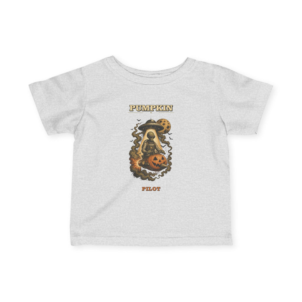 Pumpkin Pilot Infant Tee | Halloween Pumpkin Pilot Baby Shirt