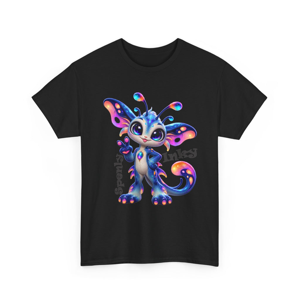 Colorful Fantasy Creature Splenly Inly Tee | Cute Alien Dragon Splenly