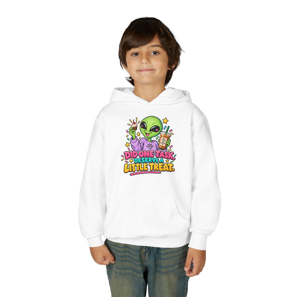 Did One Task Alien Kids Hoodie | Little Treat Youth Sweatshirt